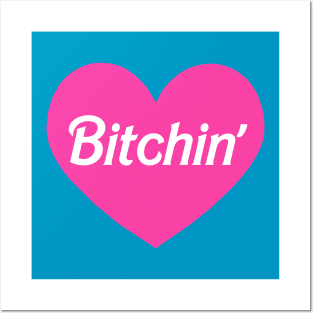 Bitchin' Barbie Heart Posters and Art